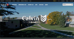 Desktop Screenshot of calvin.edu