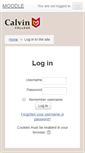 Mobile Screenshot of moodle.calvin.edu